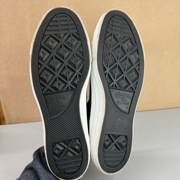 Converse Chuck Taylor All Star Unisex Black Low Top Shoes Mens 11 Womens 13 - Picture 6 of 8